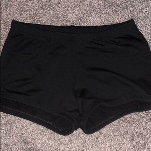 Black varsity spandex! Barely worn! YOUTH SMALL